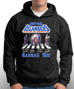 New York Islanders Abbey Road 2023 Nassau Way Signatures Shirt 2 New York Islanders Abbey Road 2023 Nassau Way Signatures Shirt 3