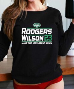 New York Jets Aaron Rodgers Zach Wilson 2023 Make The Jets Great Again Shirt