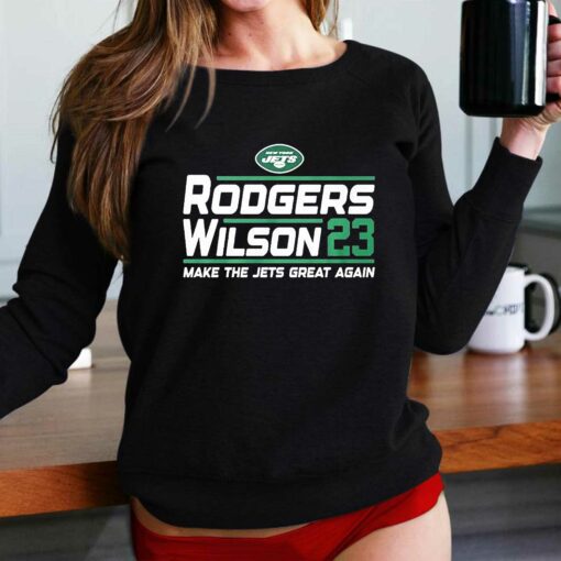 New York Jets Aaron Rodgers Zach Wilson 2023 Make The Jets Great Again Shirt