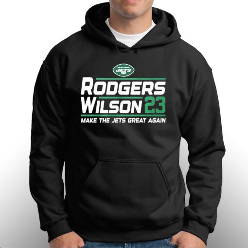 New York Jets Aaron Rodgers Zach Wilson 2023 Make The Jets Great Again Shirt