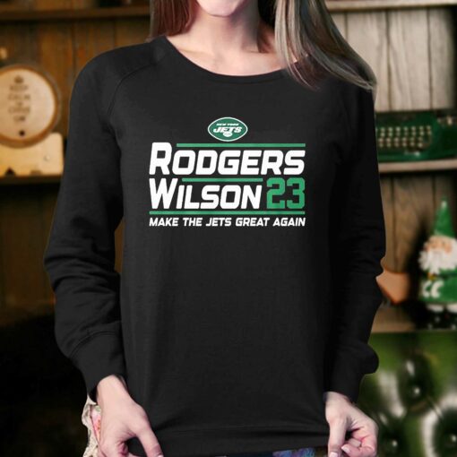 New York Jets Aaron Rodgers Zach Wilson 2023 Make The Jets Great Again Shirt