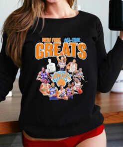 New York Knicks All-time Greats Team Signatures Shirt