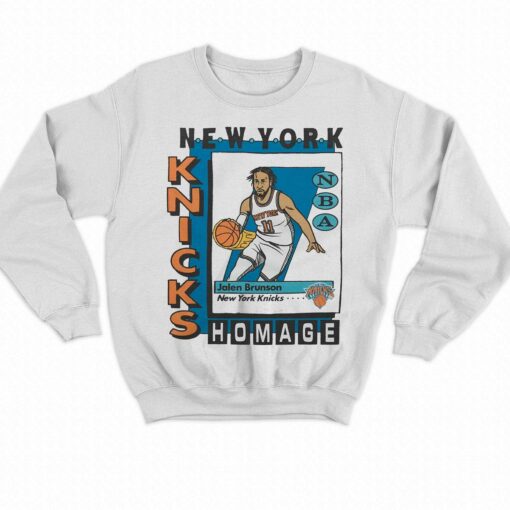 New York Knicks Trading Card Jalen Brunson Shirt