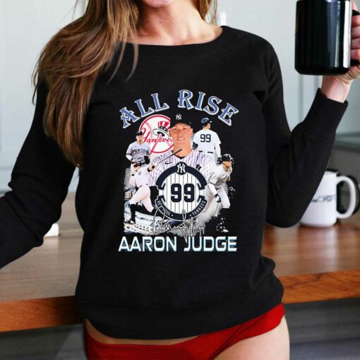 New York Yankees Aaron Judge 99 All Rise 2023 Signature Shirt