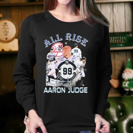 New York Yankees Aaron Judge 99 All Rise 2023 Signature Shirt