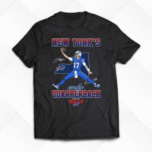 New Yorks Only Quarterback Buffalo Bills T-shirt