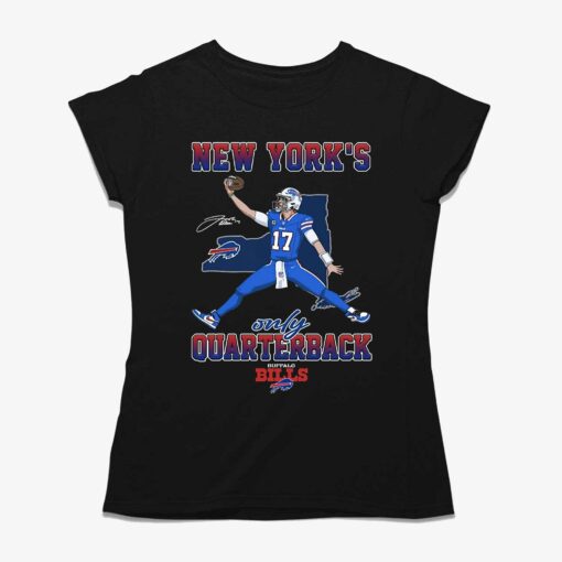 New Yorks Only Quarterback Buffalo Bills T-shirt