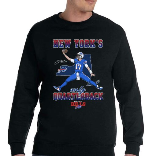 New Yorks Only Quarterback Buffalo Bills T-shirt