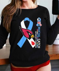 Nfl Arizona Cardinals Crucial Catch Intercept Diabetes T-shirt