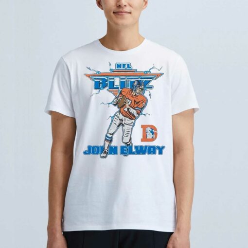 Nfl Blitz Denver Broncos John Elway Shirt