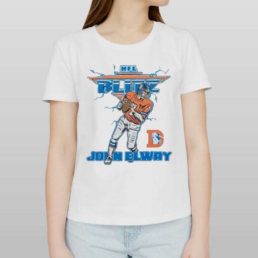 Nfl Blitz Denver Broncos John Elway Shirt