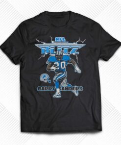 Nfl Blitz Lions Barry Sanders Shirt
