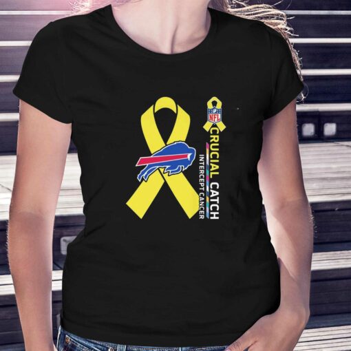 Nfl Buffalo Bills Crucial Catch Intercept Cancer 2023 Shirt