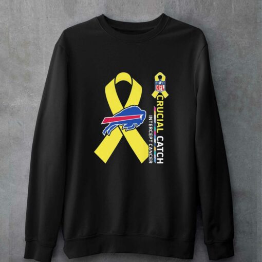 Nfl Buffalo Bills Crucial Catch Intercept Cancer 2023 Shirt