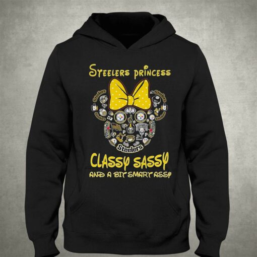 Nfl Pittsburgh Steelers Princess Classy Sassy And A Bit Smart Assy T-shirt