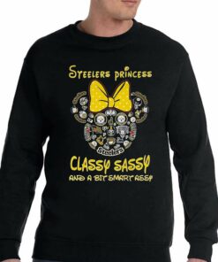 Nfl Pittsburgh Steelers Princess Classy Sassy And A Bit Smart Assy T shirt 4