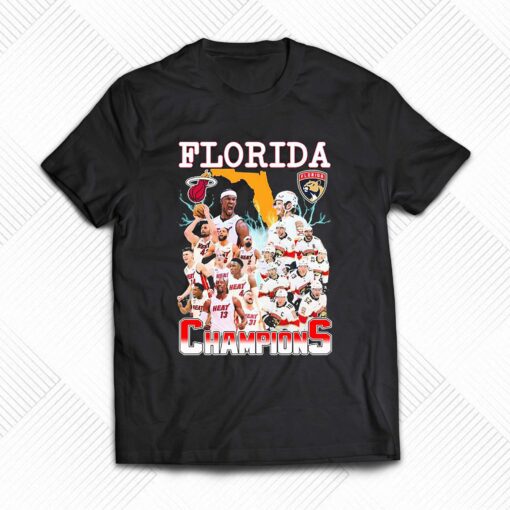 Nice Miami Heat Florida City Of 2023 Team Sports Champions Shirt