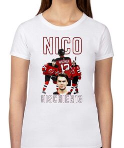 Nico Hischier 13 Jersey Devil Ice Hockey T-shirt