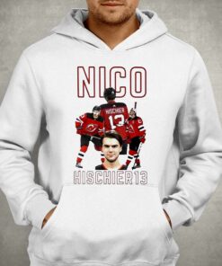 Nico Hischier 13 Jersey Devil Ice Hockey T shirt 3