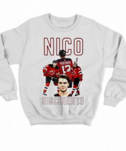 Nico Hischier 13 Jersey Devil Ice Hockey T shirt 4