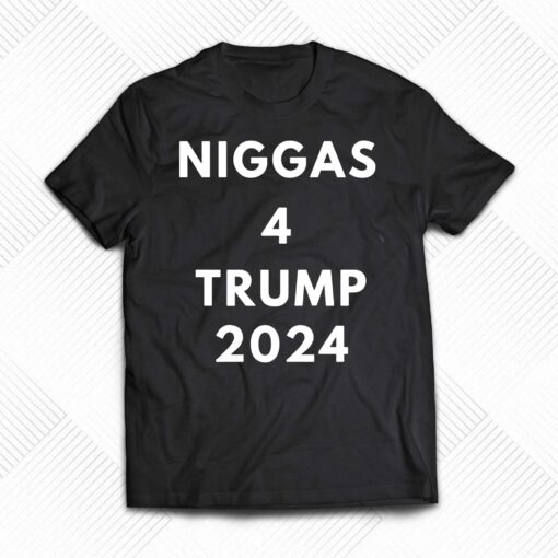 Niggas 4 Trump 2024 Hoodie Sweatshirt