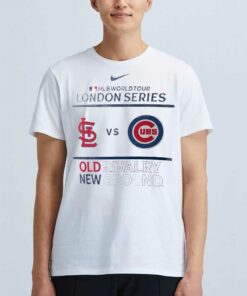 Nike Chicago Cubs Vs St Louis Cardinals 2023 Mlb World Tour London Series Old Rivalry New Ground Shirt