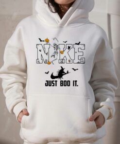 Nike Just Boo It Swoosh Skeleton Sweatshirt Shirt 2 Nike Just Boo It Swoosh Skeleton Sweatshirt Shirt 3
