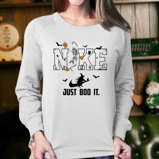 Nike Just Boo It Swoosh Skeleton Sweatshirt Shirt