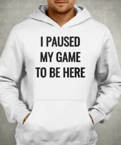 Nikola Jokic I Paused My Game To Be Here Shirt 3