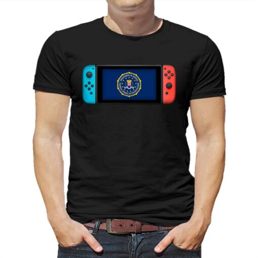 Nintendo Switch Department Of Justice Fbi Shirt