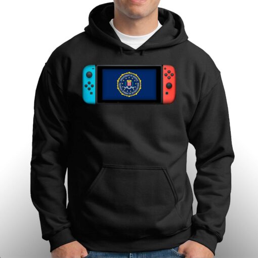 Nintendo Switch Department Of Justice Fbi Shirt