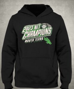 Nit Champions 2023 Mens Basketball North Texas Mean Green T shirt 3