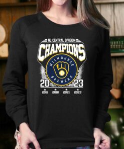 Nl Central Divison Champions Milwaukee Brewers 2011 2018 2021 2023 T-shirt 3 Nl Central Divison Champions Milwaukee Brewers 2011 2018 2021 2023 T shirt 4
