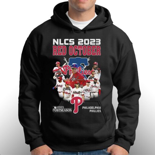 Nlcs 2023 Red October 2023 Postseason Philadelphia Phillies T-shirt