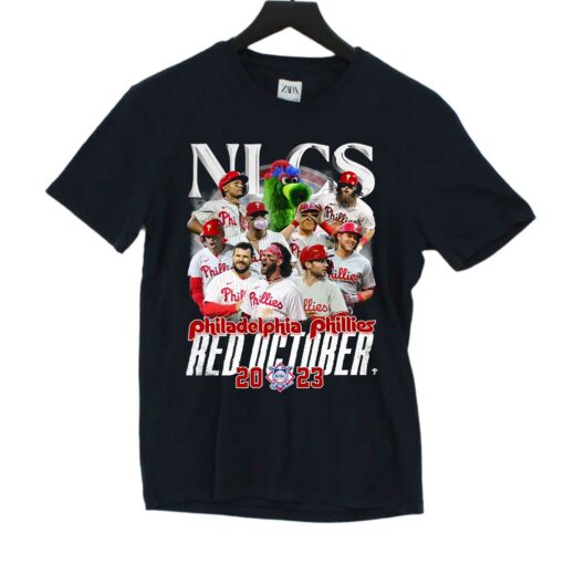 Nlcs Red October 2023 Philadelphia Phillies T-shirt