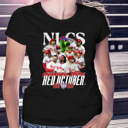 Nlcs Red October 2023 Philadelphia Phillies T-shirt