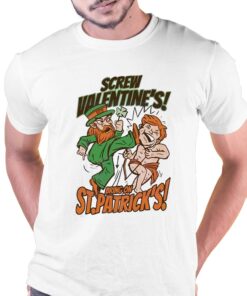 No Valentines Bring On St Patricks Day Shamrock Shirt