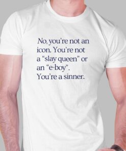 No You’re Not An Icon You’re Not A Slay Queen Or An E-boy T-shirt