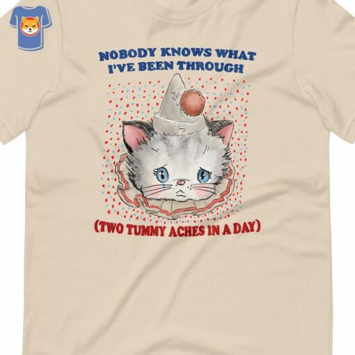 Nobody Knows What I’ve Been Through Two 2 Tummy Aches Unisex T-shirt