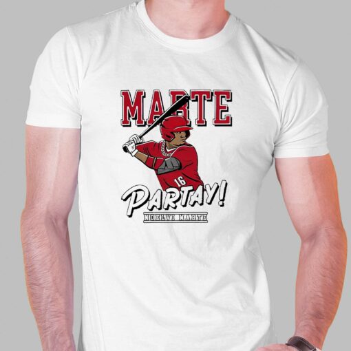 Noelvi Marte Cincinnati Reds Partay Mlbpa Shirt