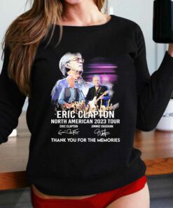 North American 2023 Tour Eric Clapton Thank You For The Memories Signatures Shirt