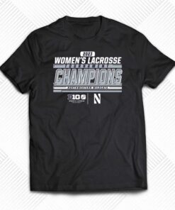 Northwestern Wildcats 2023 Big Ten Women’s Lacrosse Tournament Champions T-shirt