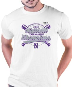 Northwestern Wildcats 2023 Ncaa Big Ten Softball Conference Tournament Champions T-shirt
