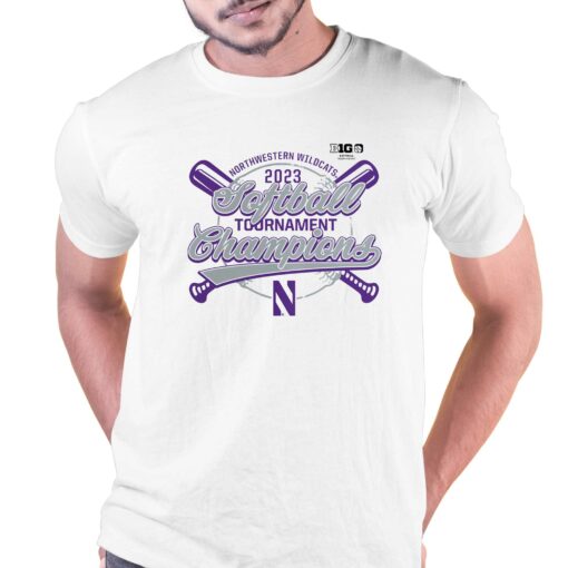 Northwestern Wildcats 2023 Ncaa Big Ten Softball Conference Tournament Champions T-shirt