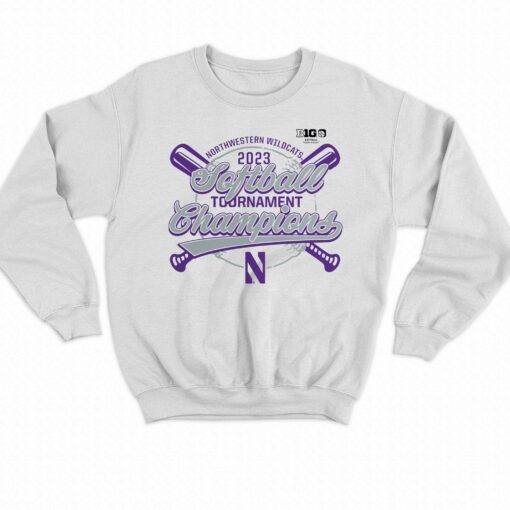 Northwestern Wildcats 2023 Ncaa Big Ten Softball Conference Tournament Champions T-shirt