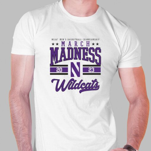 Northwestern Wildcats 2023 Ncaa Men’s Basketball Tournament March Madness T-shirt