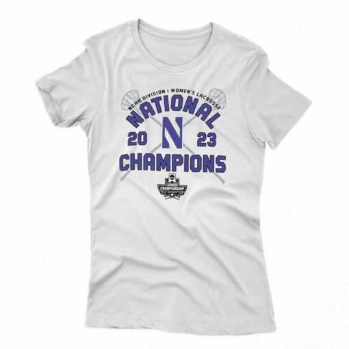 Northwestern Wildcats Champion 2023 Ncaa Women’s Lacrosse National Champions Locker Room T-shirt