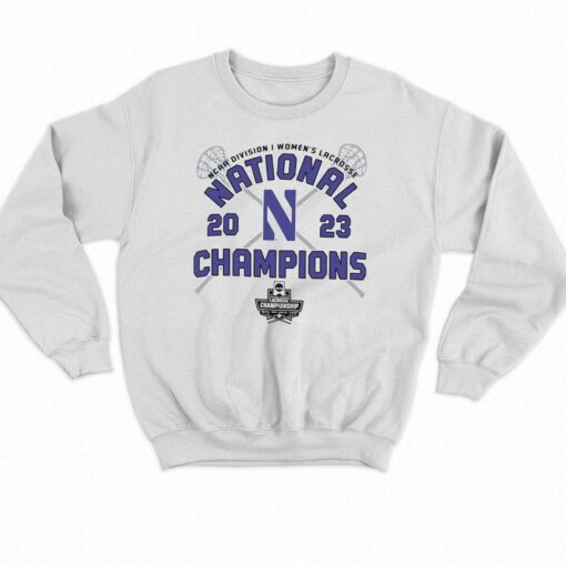 Northwestern Wildcats Champion 2023 Ncaa Women’s Lacrosse National Champions Locker Room T-shirt