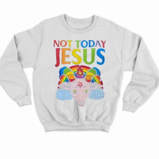 Not Today Jesus Pride 2023 T-shirt