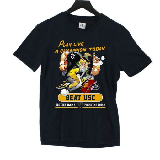 Notre Dame – Beat Usc Fighting Irish Play Like A Champion Today Shirt